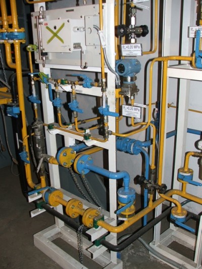 Stacja gazowa - panel analizy gazu